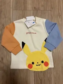 モンポケ　ピカチュウ　長袖　トレーナー　90 新品