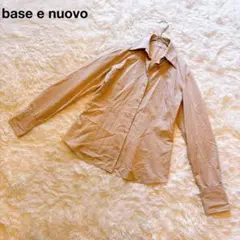base e nuovo バーゼエヌオボ 長袖シャツ アイボリー 38 M相当