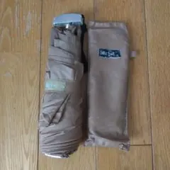 【超得品】メンズコンパクト折り畳み傘(45センチ/ベージュ)