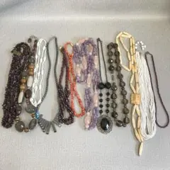 【HE】お買い得✨天然石　アンティーク　ネックレス　アクセサリー　500g