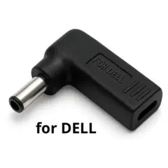 fine‑R USB-C→DC4.5×3.0mm 変換アダプター DELL用L字