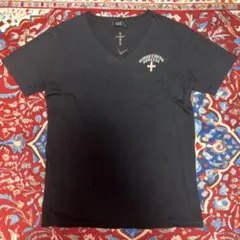 黒ピチtシャツ クロス 十字架 y2k グランジ
