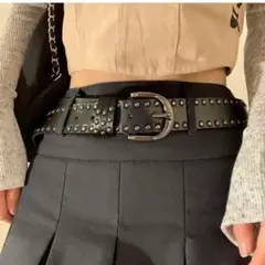 スタッズベルト ベルト レディース メンズ ユニセックス ロック Y2K