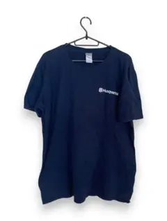 GILDAN 古着 Husqvarna企業ロゴ Tシャツ Lサイズ