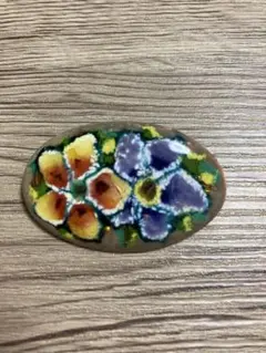 花柄 ブローチ