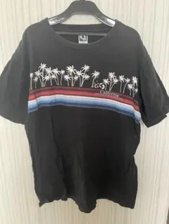Hang Ten パームツリー ブラック Tシャツ LL