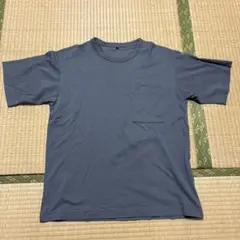 無印良品　鹿の子編みビッグシルエットＴシャツＳ～Ｍ　ミディアムグレー