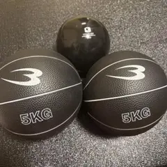 ボディメーカー　メディシンボール　5KG ウェイトボール 2個　3kg 1個