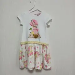 MONNALISA 半袖ワンピース 花柄