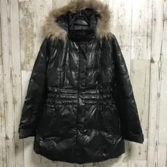 LAPINE ラピーヌ ダウンジャケット アウター ファー ブラック MJ-40