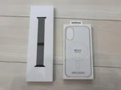 [現品限り]2点セット 空箱 スマホケース アップルウォッチ