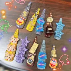 GOGOジャグラーネイルチップセット