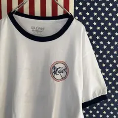 輸入古着 GILDAN リンガーTシャツ M