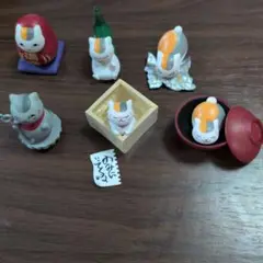 夏目友人帳　ニャンコ先生　満腹祈願　酒　フィギュアコレクション　5種　ガチャ