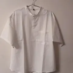 無印良品　ヘンリーネック半袖シャツ 　 Mサイズ