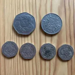 イギリス硬貨 エリザベス女王 シリング・ペンス
