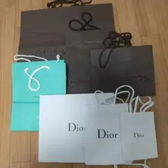 ルイヴィトン Dior ティファニー 紙袋