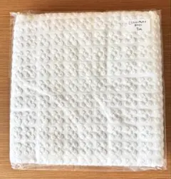 checkandstripe コットンプルメリア 約100×300 ホワイト