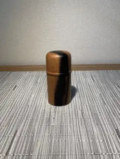 銘木黒柿　クロガキ　縞黒　平棗　お茶道具　茶器　抹茶 銘木黒柿 クロガキ 縞黒 平棗 お茶道具 茶器 抹茶