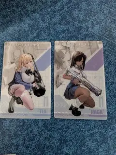 勝利の女神　nikke ガンガールメタルカードコレクション　ティア　ナガ