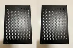 BLACK DESIGN ノーマルプレート2枚セット 未使用
