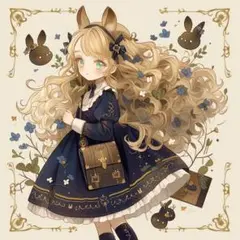❣️再販❣️パネル生地　女の子8柄　即購入⭕️