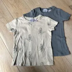 ZARA キッズ リス柄 Tシャツ 肌着 98cm 2枚セット