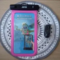 新品未使用　JOTO 防水スマホケース　ピンク