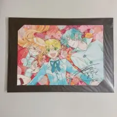 【直筆サイン入り】PandoraHearts パンドラハーツ 複製原画 PandoraHearts」望月淳・直筆サイン入り複製原画(-蒼に巡る旅路