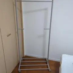 無印良品　スチールパイプハンガーラック