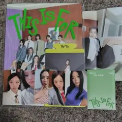 TWICE THIS IS FOR レギュラーバージョン トレカ 予約特典付き