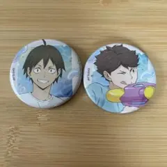 ハイキュー!! キャラバッチコレクション 水遊び 及川徹 山口忠