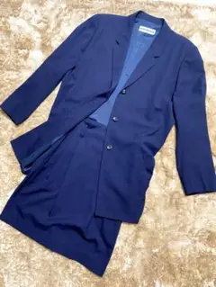 希少 イッセイミヤケ スーツ セットアップ 90s ネイビー M