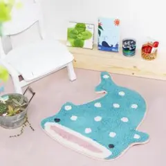 ジンベエザメ 可愛い フロアマット 美ら海 サメマット インテリアマット
