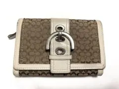 Coach コーチ 折り財布 シグネチャー
