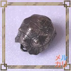 【新品】亀の甲羅 鈴、ベル (お守り、小物、置物、チャーム、根付、金運、長寿)