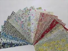 ⑭リバティ　10x20cm　20枚セット　古い柄