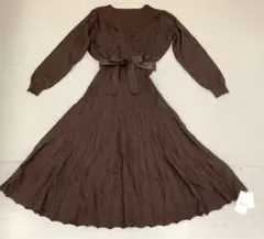 dazzlin B品 カシュクール ニットワンピース 新品タグ付き F