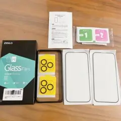 新品⭐️ iPhone14 Pro ガラスフィルム カメラフィルム　各2枚
