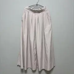 【美品】グリーンレーベルrelaxing プリーツロングスカート 38サイズ
