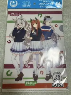 ウマ娘クリアファイル　ゴールドシップ　サイレンススズカ　ビワハヤヒデ
