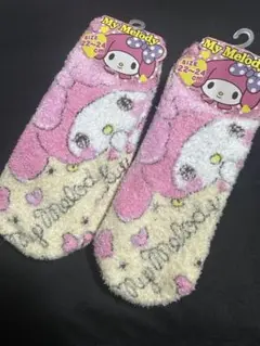 My Melody マイメロ　もこもこ　ソックス 22-24cm