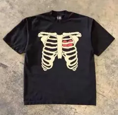 【最安値‼️】骸骨　骨　tシャツ　y2k noremid 00s 90s