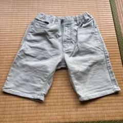 ライトグリーン　ショートパンツ ゴムウエスト