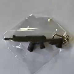 ライフル型ラバーキーホルダー ブラック