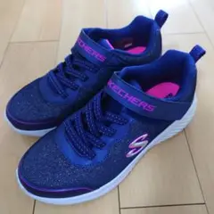 SKECHERS ネイビー スニーカー 22cm