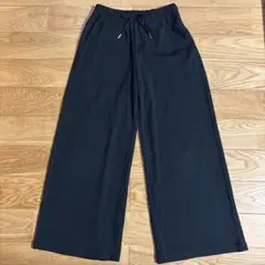 GUリブプルオンワイドフレアパンツ140