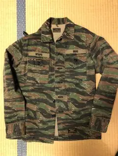 WTAPS ダブルタップス タイガーカモストライプ 長袖シャツ ジャケット XL WTAPS ダブルタップス タイガーカモストライプ 長袖シャツ