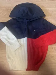 TOMMY HILFIGER フード付きニット　92