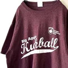 ポート&カンパニー キックボール ビッグアップル Tシャツ レッド 赤 古着